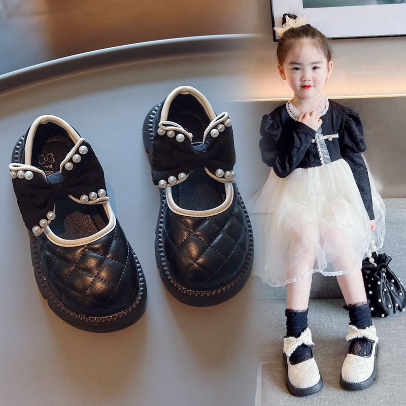 (LOLI-JKT) SP-Q288 SEPATU ANAK PITA MUTIARA PU MARYJANE SIZE 21-36