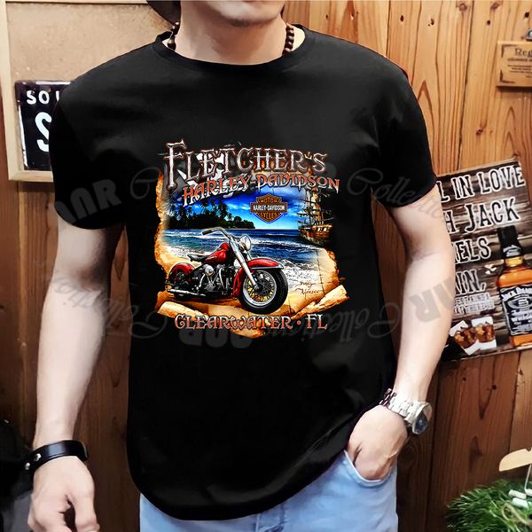 Kaos Distro Pria  HARLY DVIDSON THEME