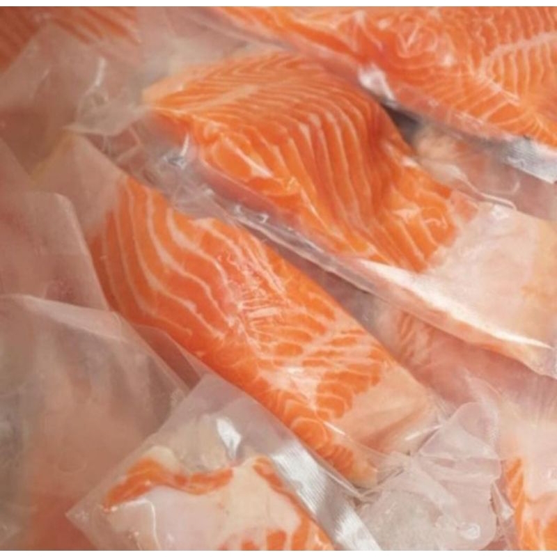 Steak Salmon/Salmon Fillet 100gr/Tetelan Salmon 500gr/Tetelan Salmon Frozen/Tetelan Salmon