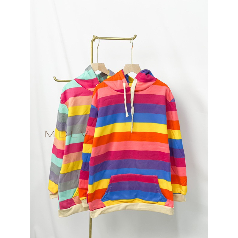 MDLV ~ 953 Sweater Rainbow Fleece Import