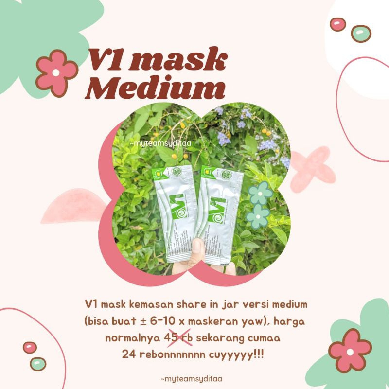 MASKER WAJAH V1 BY NASA TERMURAH TERBAIK (MEDIUM)