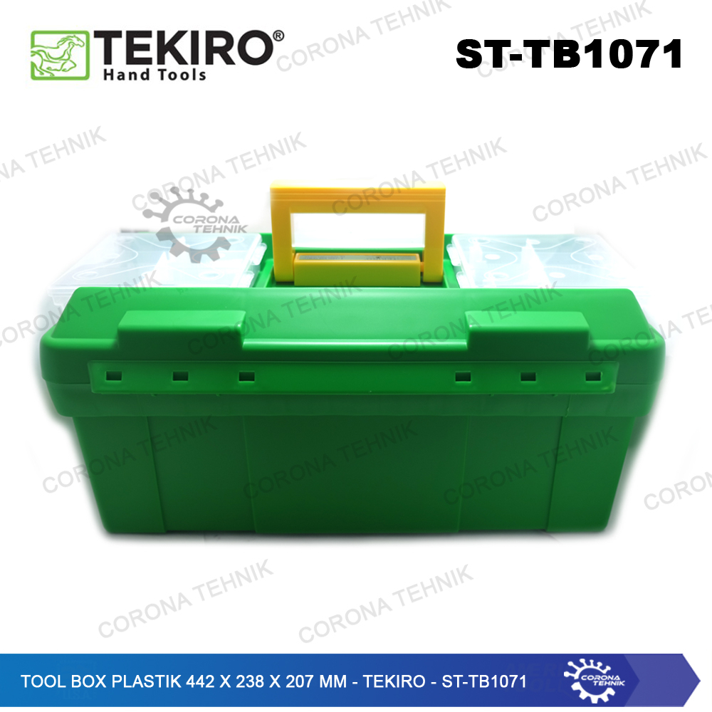 Tool Box Plastik 442x238x207 mm - Tekiro - ST-TB1071