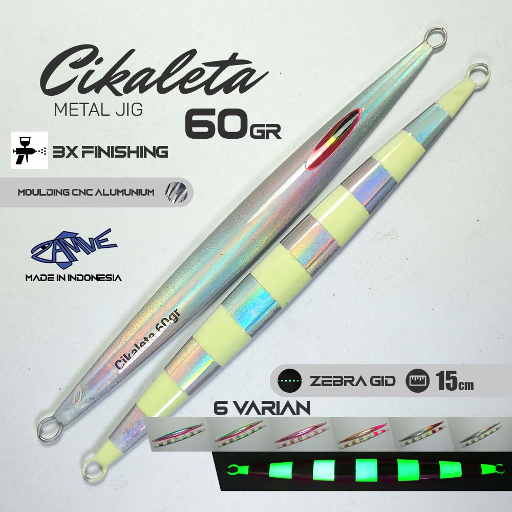 Metal Jig Zamve Cikaleta 60Gr Metal Jig 60Gr Metal Jig 60Gram