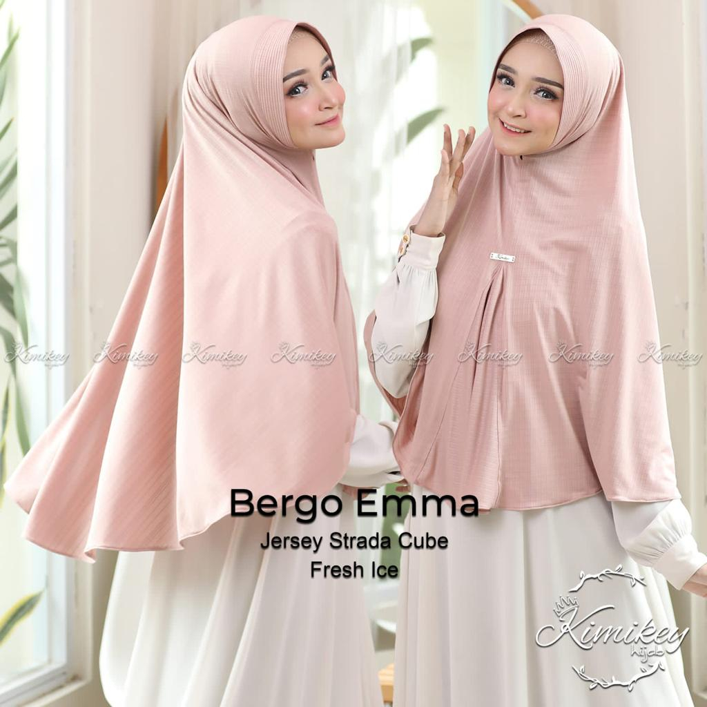 HIJAB INSTAN PET JUMBO MATT JERSEY STRADA CUBE BY KIMIKEY HIJAB - EMMA