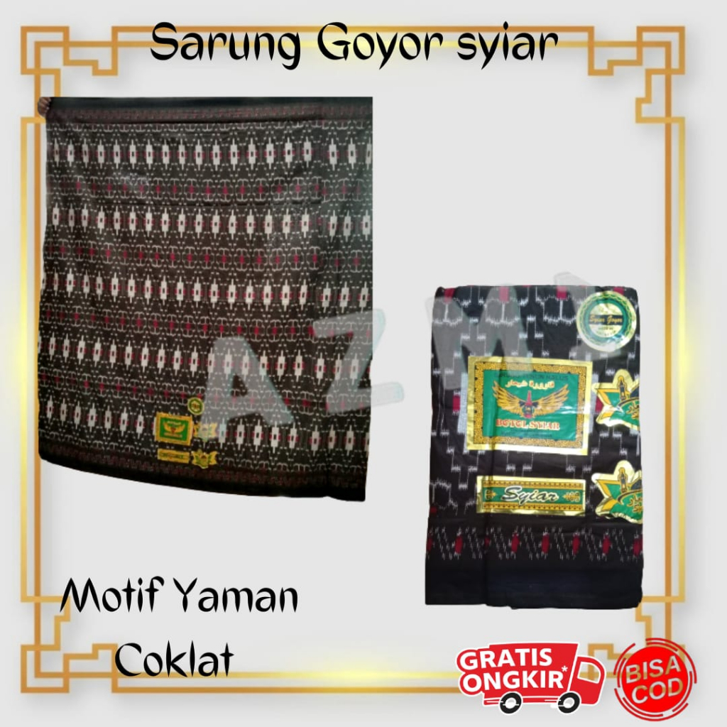 Terbaru Sarung Goyor Syiar Printing Sarung Goyor Botol Syiar Semi Tenun Motif Yaman