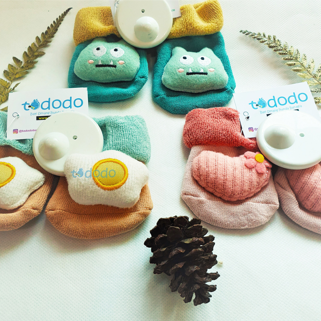 Kaos Kaki Anak Bayi Boneka Karakter 3D Anti Slip / Sepatu Anak Lucu Kaos Kaki Baby Sock