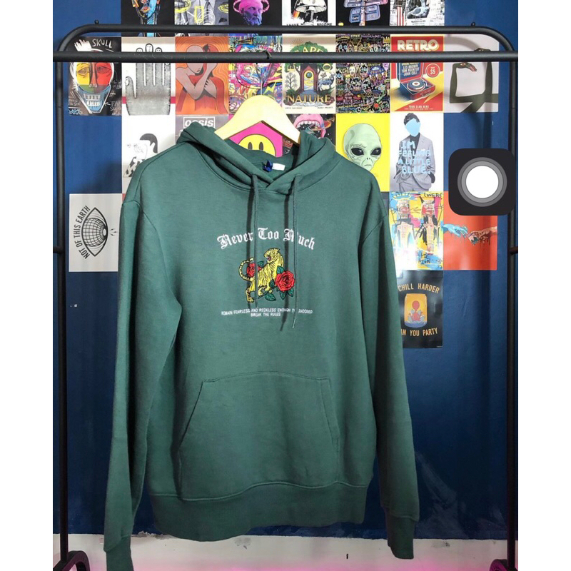 H&M Hoodie Never Too Much
