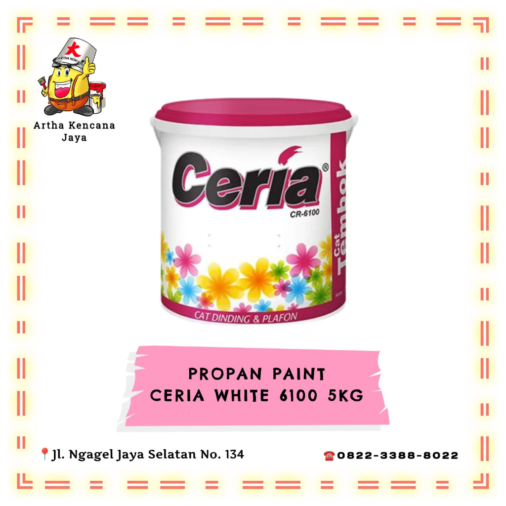 CAT TEMBOK INTERIOR CERIA CR 6100 by PROPAN 5kg