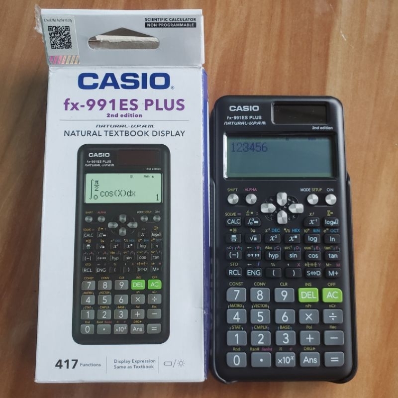 

kalkulator casio fx-991 ES PLUS 2nd edition