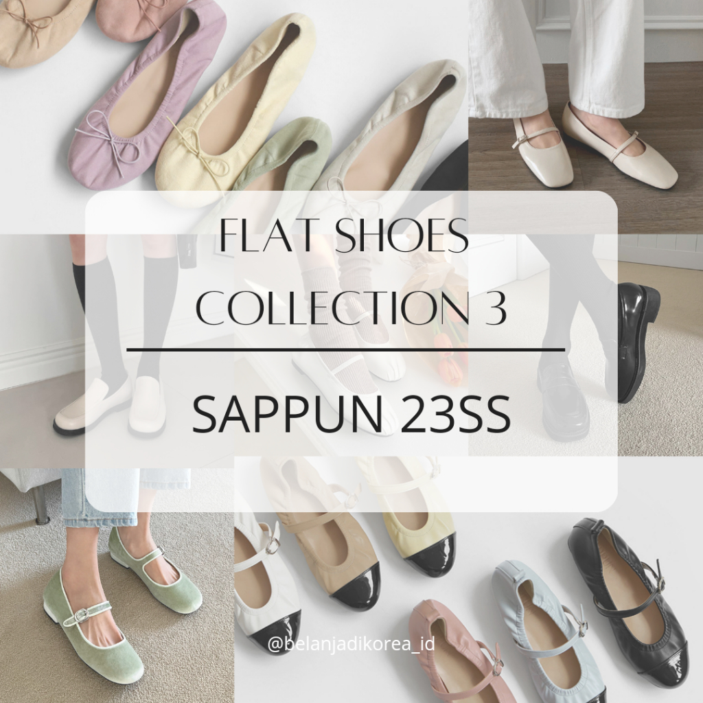 [PRE ORDER] SAPPUN Flat Shoes - Collection 3
