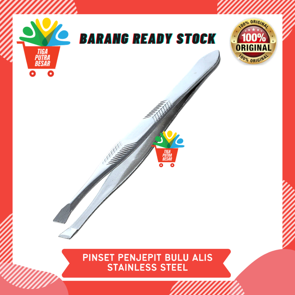 PINSET ALAT PENCABUT BULU / PINSET STAINLESS SERBAGUNA