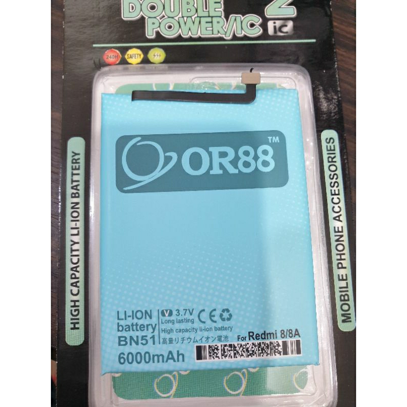 Baterai ORIENS Double Power 2 IC XIAOMI REDMI 8A/REDMI 8/BN-51