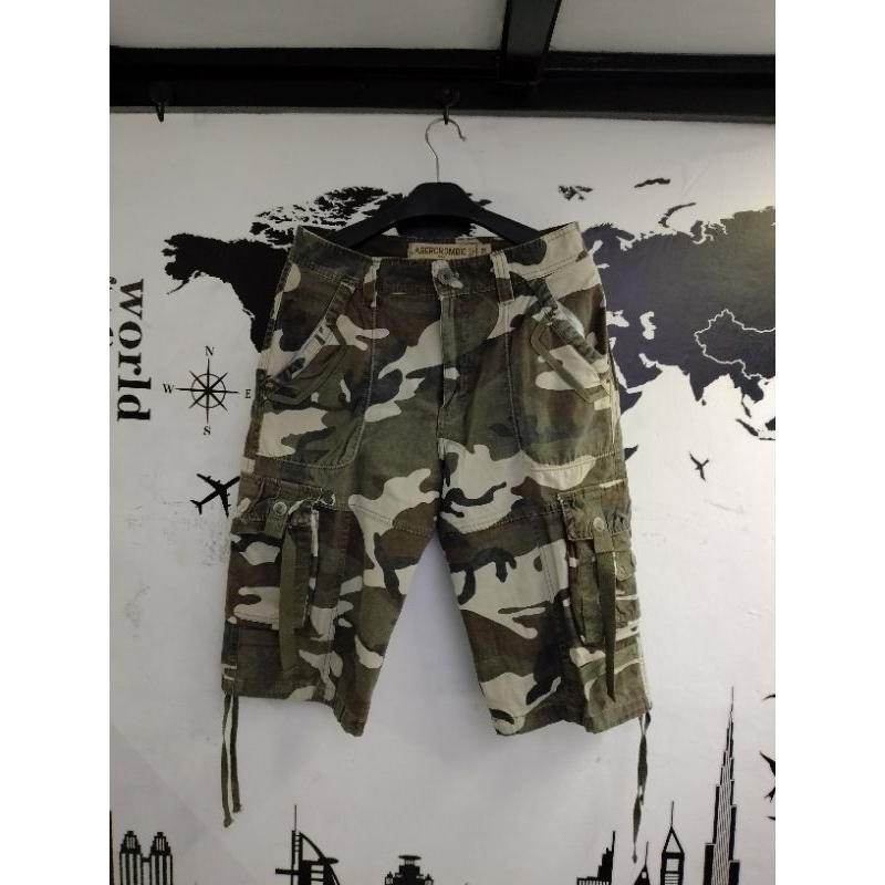 ABERCROMBIE CARGO ARMY PANTS CELANA