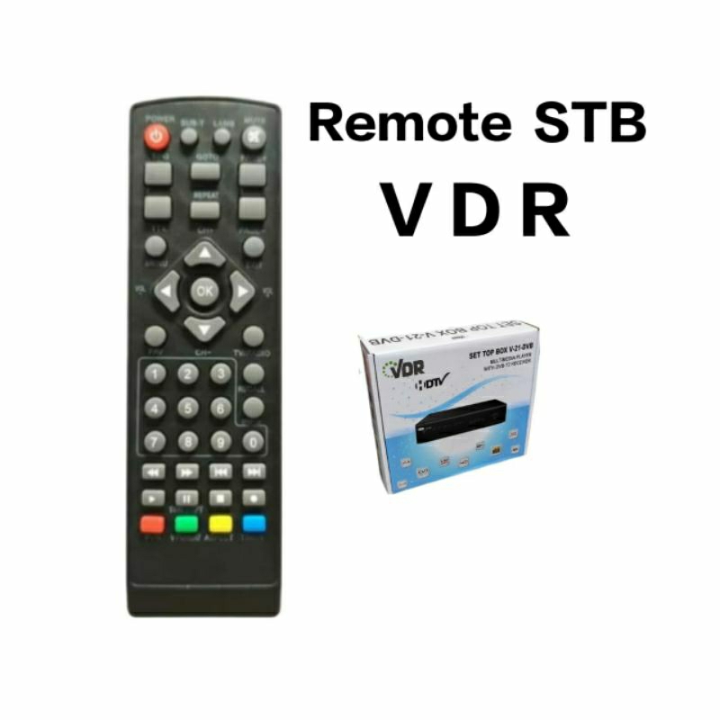 REMOTE STB SET TOP BOX VDR