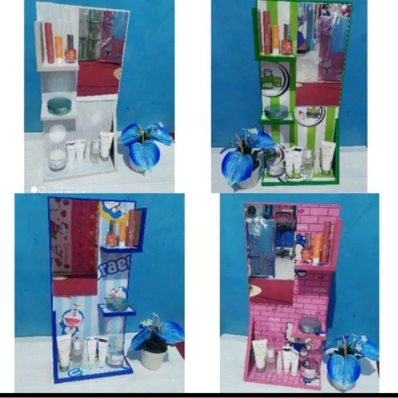 Rak Kosmetik Gantung Dinding / Rak Kosmetik Elgan