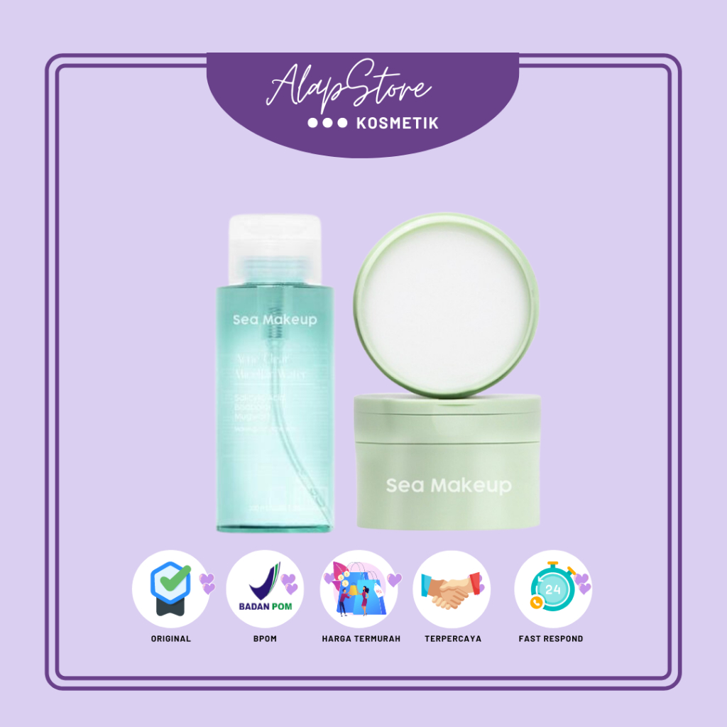 Sea Makeup Cleansing Micellar Water Dan Cleansing Balm