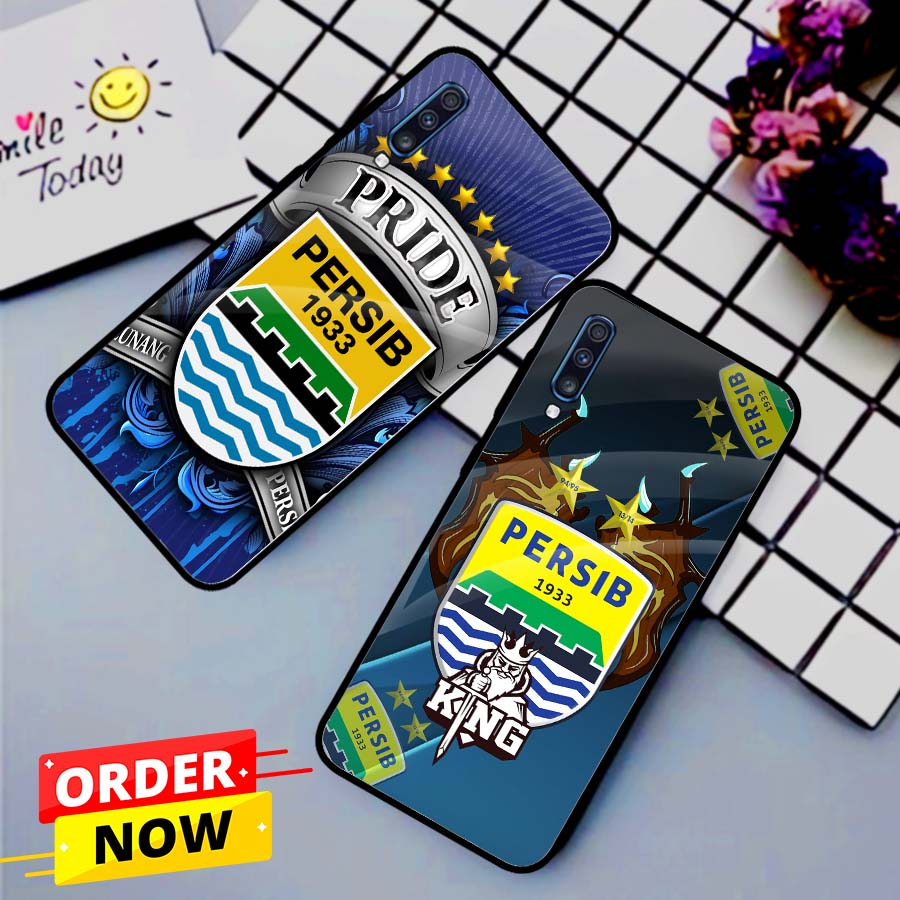 (MT71) Case Kilau Samsung A70 | Casing Hp Samsung | Pelindung Smartphone Seven Case | Persib