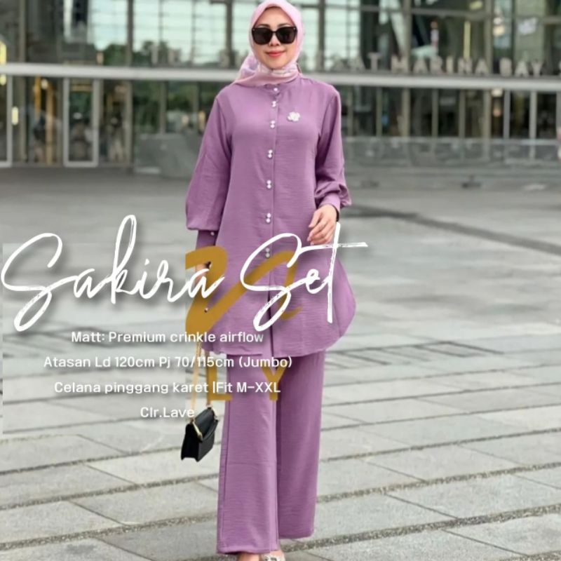 SAKIRA SETELAN JUMBO LD 120 cm BAJU WANITA TERBARU