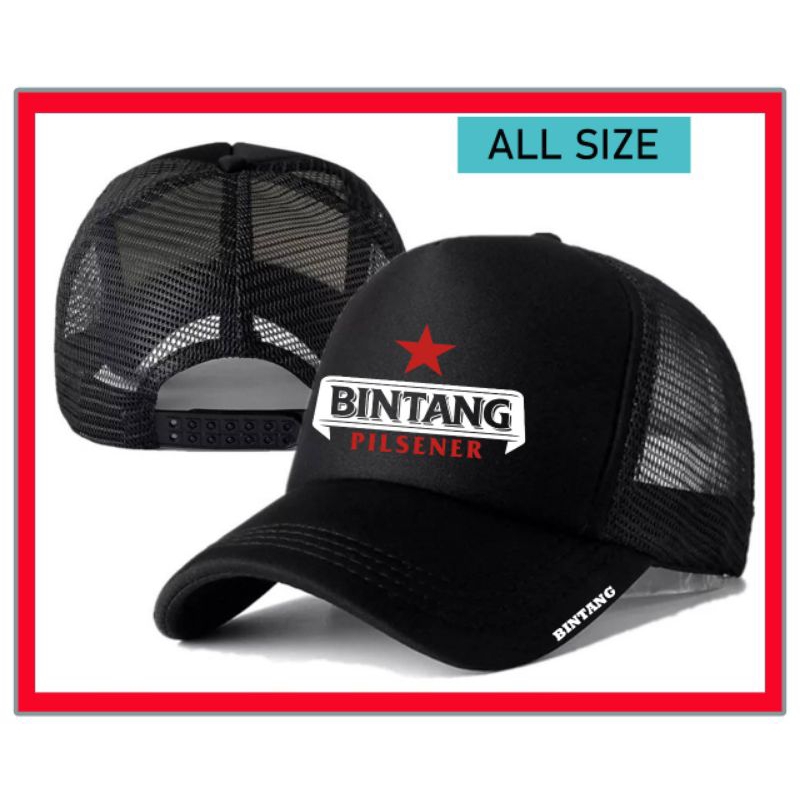 topi trucker premium logo BINTANG PILSENER