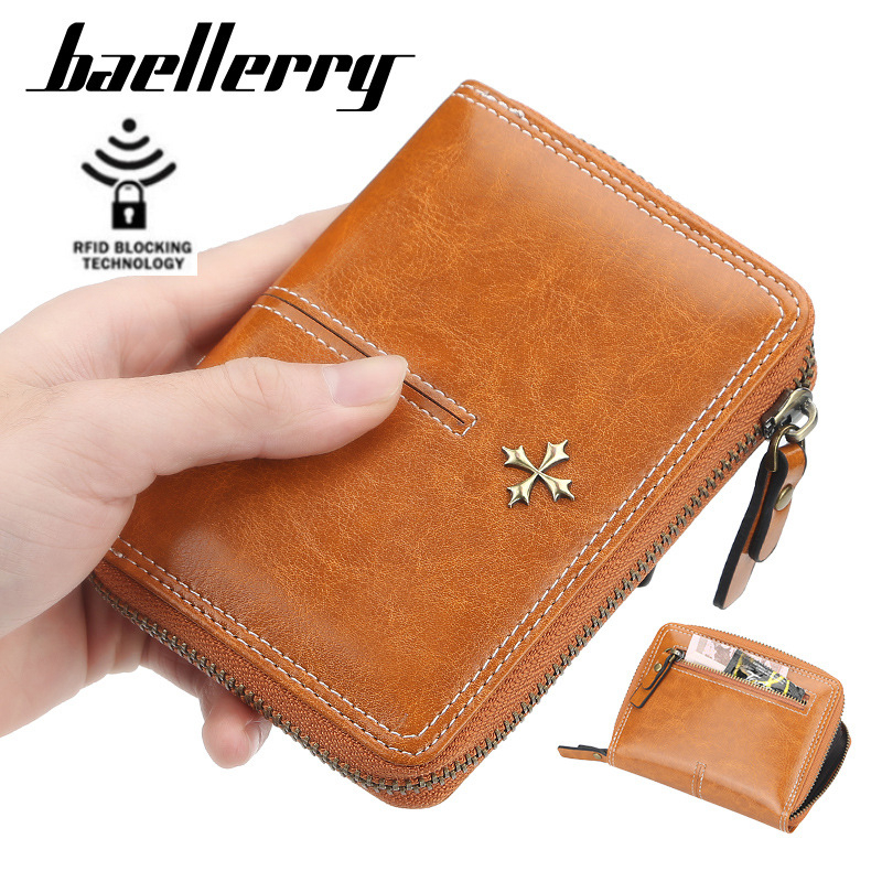 [BISA COD] BAELLERRY N1851 Dompet Kartu Wanita Bahan Kulit PU Leather Premium