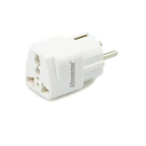 Krisbow Travel Adaptor [No Switch]