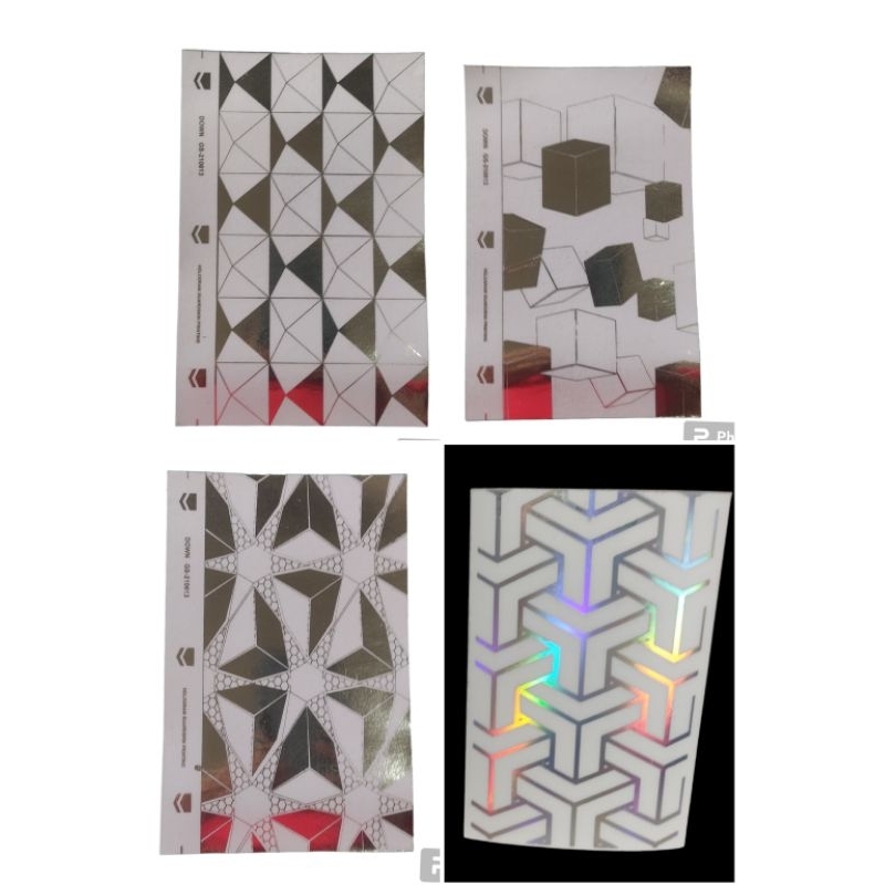 bahan garskin hp tranparan SILVER minimal beli 5 pcs  belum dipotong khusus bagi yg punya mesin potong