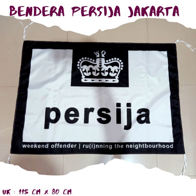 BENDERA PERSIJA JAKARTA KING FLAG BESAR TERMURAH