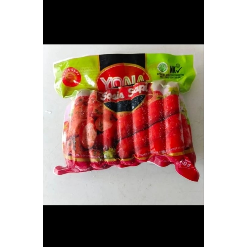 

Yona Sosis Sapi Merah 450gr