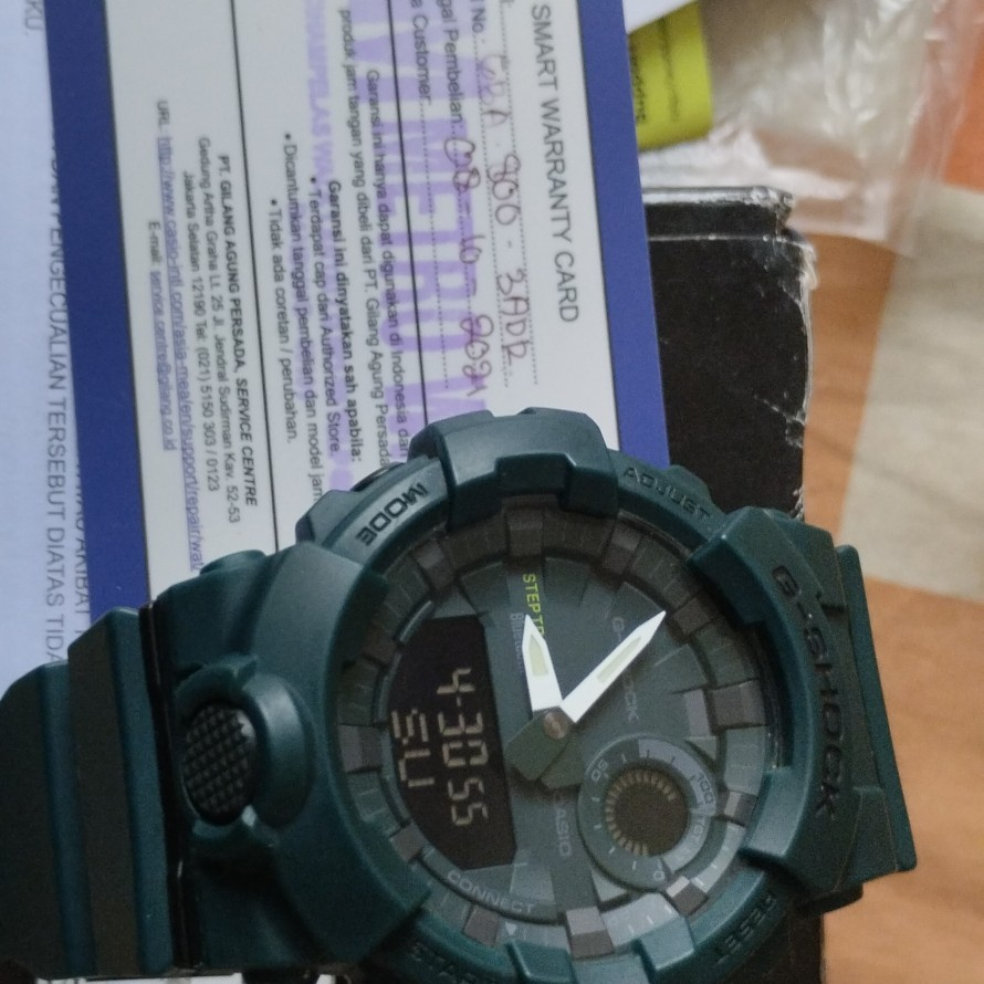 G Shock GBA 800 3ADR Fullset original second