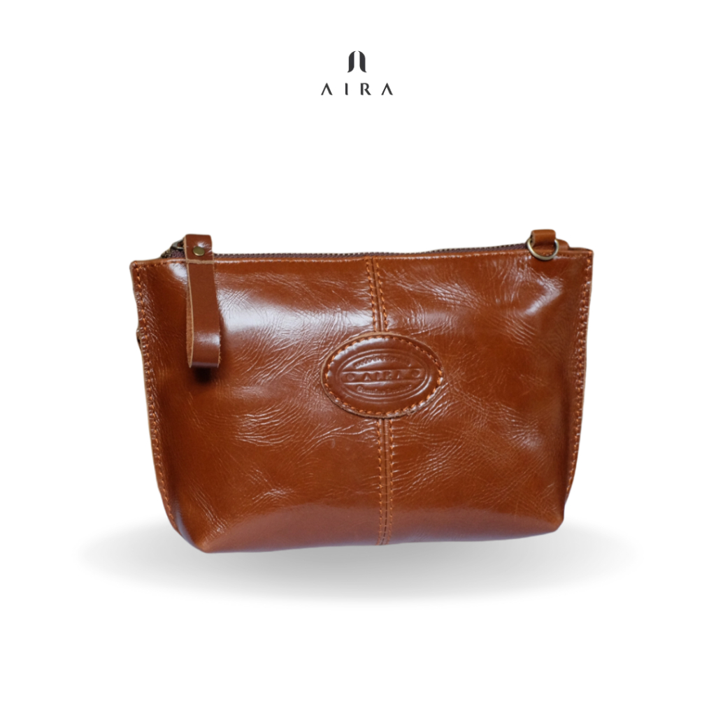 Pouch Kulit Asli Ningrum Pouch Make Up Dompet Simple