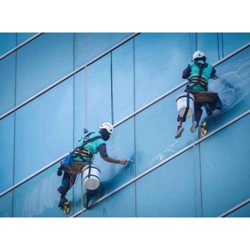 Cat ruko Cat gedung Cleaning Kaca Gedung Cleaning ACP gedung Cat Gedung Cat Exterior Gedung Rope Acc