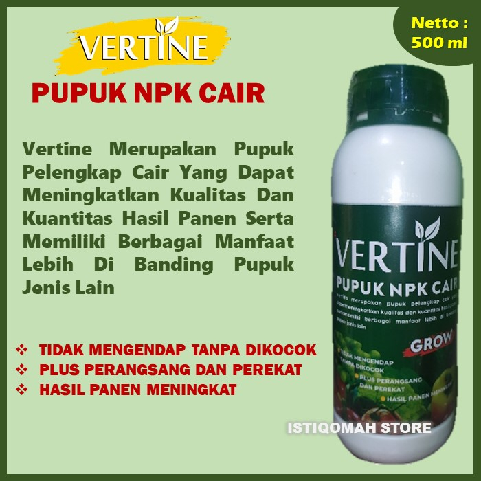 Pupuk Penyubur Akar Batang Daun dan Buah Tanaman Jagung Terbaik VERTINE 500ML Pupuk NPK Cair untuk Tanaman Jagung yang Bagus dan Ampuh, Obat Semprot Tanaman Jagung Buah Besar-besar Subur Murah dan Manjur TERLARIS