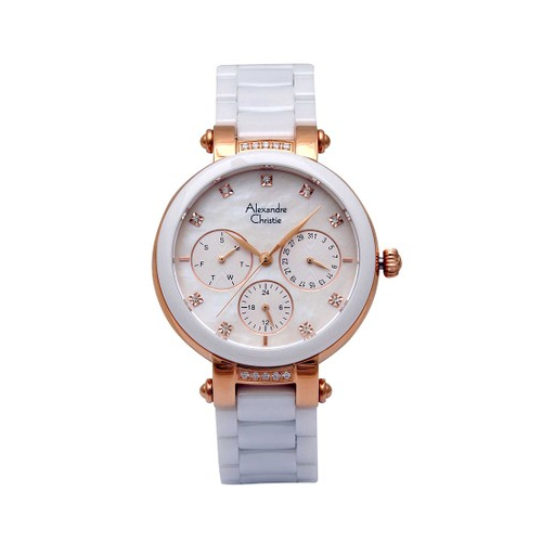 JAM TANGAN WANITA ALEXANDRE CHRISTIE AC 2376BF RANTAI ORIGINAL