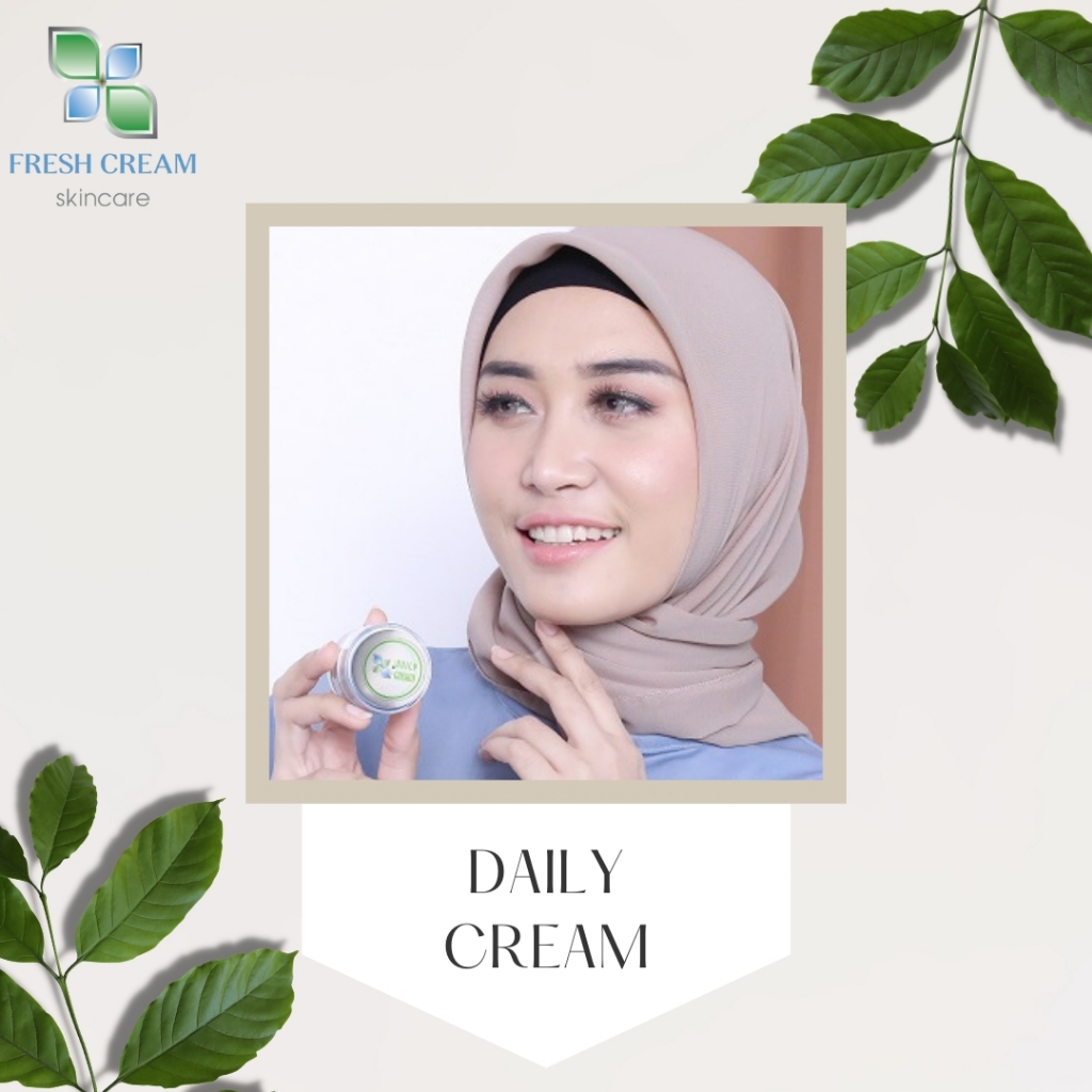 FRESH CREAM 3IN1 KRIM PENCERAH WAJAH KRIM PAGI KRIM MALAM FACIAL SOAP TABIR SURYA TERLARIS TERBAIK
