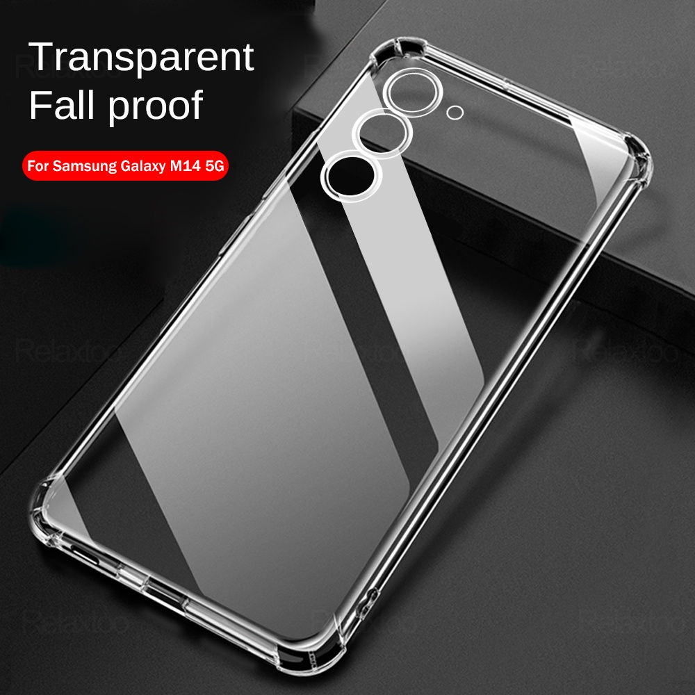 Soft Case Silikon Samsung Galaxy M14 5G M34 M54 Bening Transparant Airbag Anti Crack Tebal