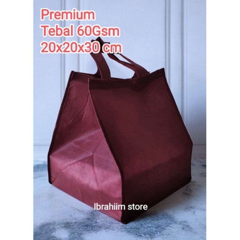 (ISI 12 PCS) TERLARIS TAS HAJATAN BATIK MEWAH TEBAL UKURAN 22x22 CM TEBAL 60 GSM/ TAS BERKAT TEBAL DAN BESAR TAS HAJATAN MEWAH