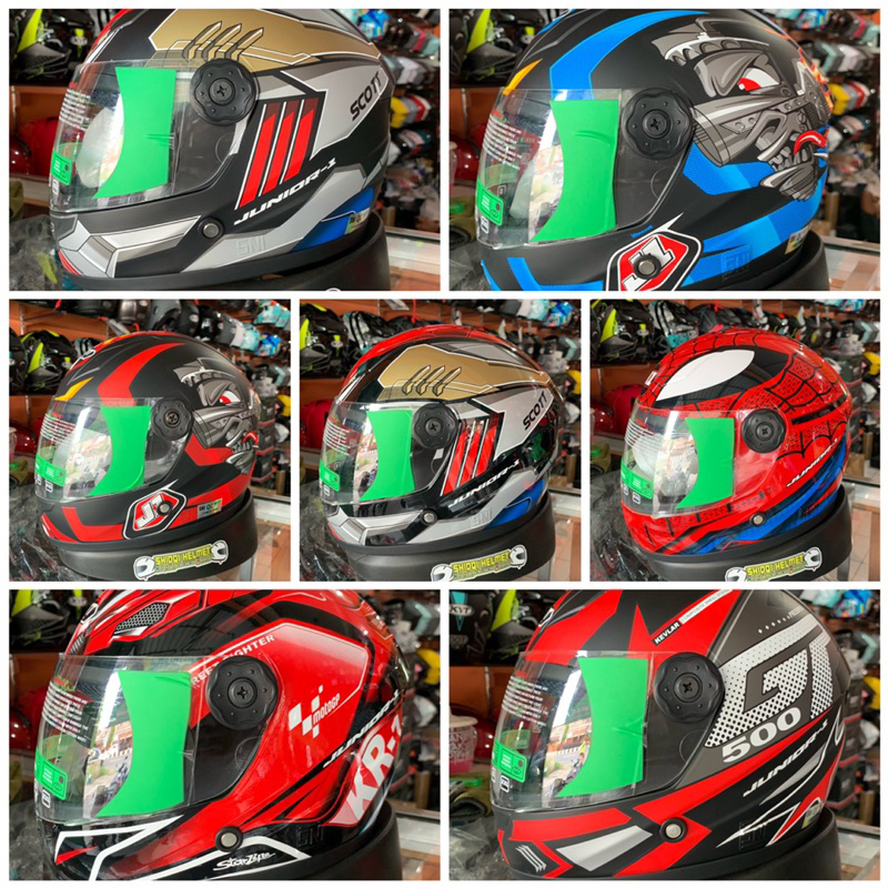 helm fullface anak / helm fullface anak merek scott