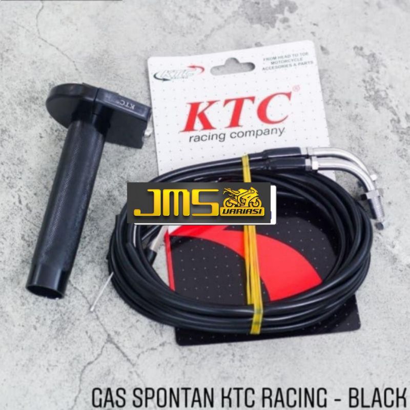 gas spontan ktc racing plus grip 2kabel universal mio beat vario110 mioj miom3 soulgt115/125 aerox lexi nmax pcx150/160 adv150/160 vario125/150 vario150 scoopy genio beat deluxe beat pop mxking rxking cbr R15 blade rebo absolute vega vixion jupiter mx