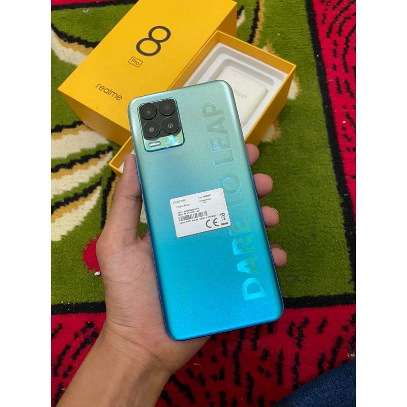Realme 8 pro 8/128GB Second Original Fullset
