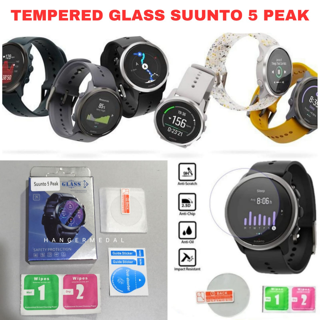 Tempered Suunto 5 Peak Watch Screen Protector Guard Jam anti gores