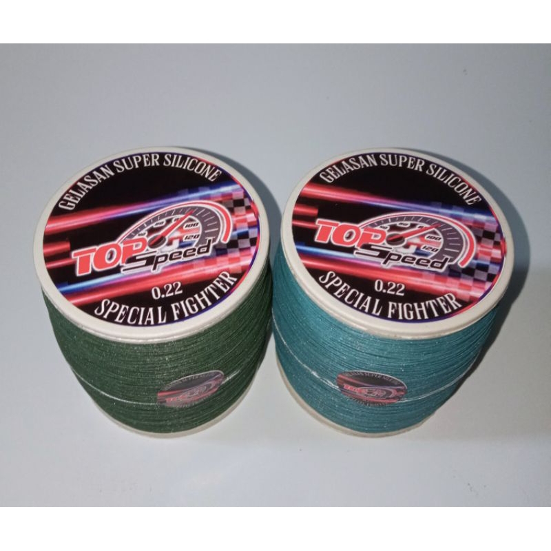 Benang/Gelasan Layangan Cap TOP SPEED 0.22 1600yard