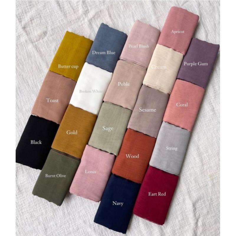 Zesca Hijab - Sakura Square (Hijab segiempat Paris) 120x120 cm