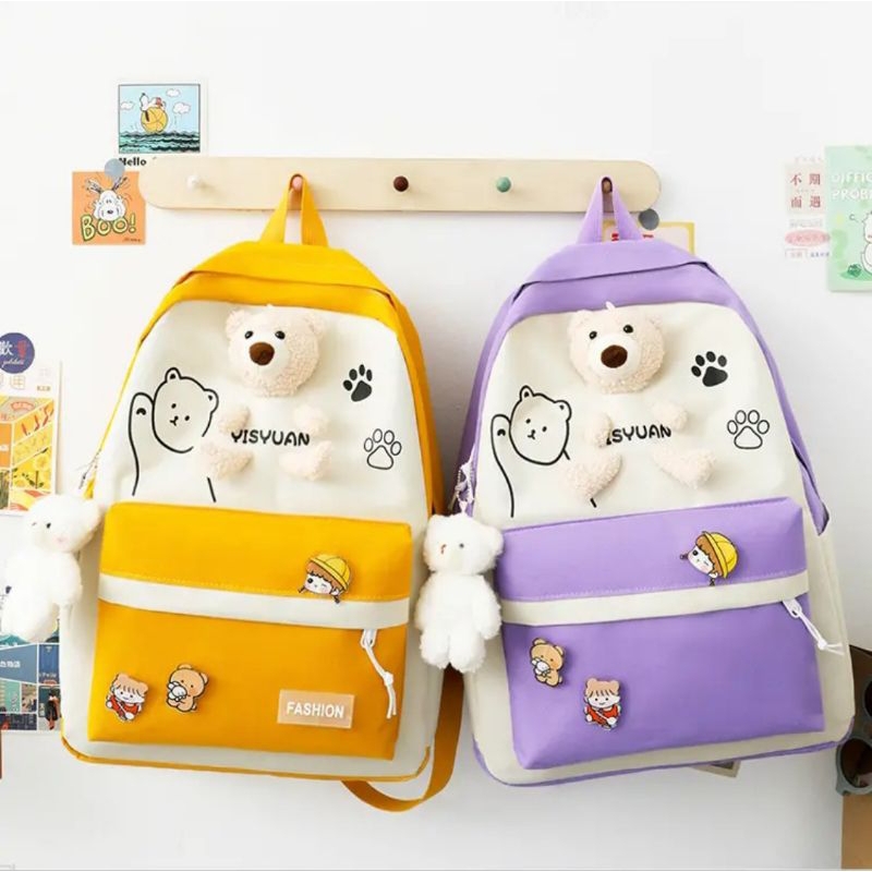 Tas Ransel Sekolah Anak Remaja SD SMP Model Boneka - tas ransel