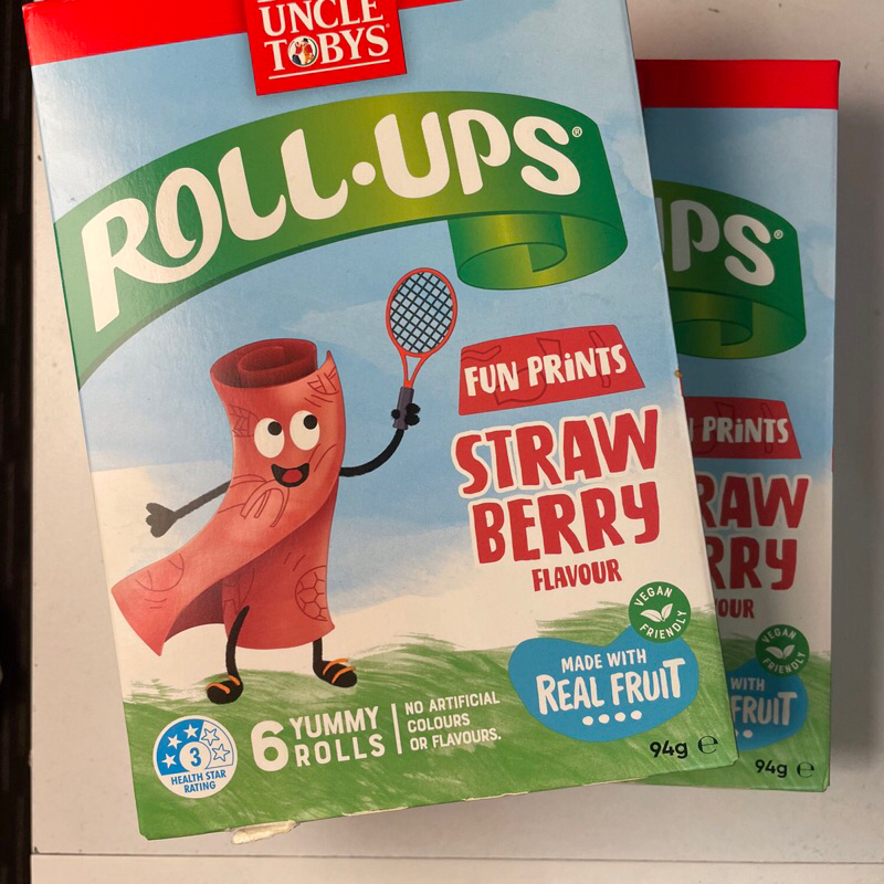 

Fruit Roll Up Candy w/ Print 6 Pack Ori AUS (PO 6 JUN)