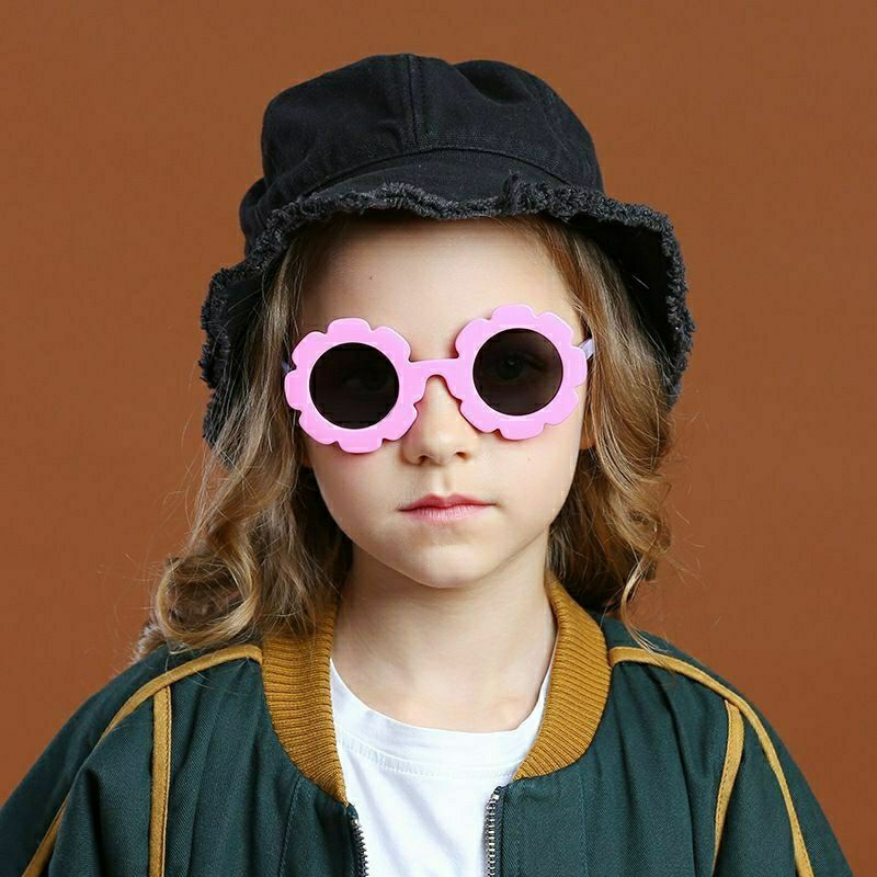 KACAMATA HITAM ANAK FASHION/ KACAMATA ANAK MODEL BUNGA/ KACAMATA SUNGLASSES