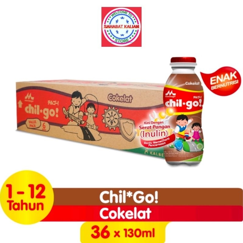 CHIL GO COKELAT 130ML 1 KARTON ISI 36 PCS