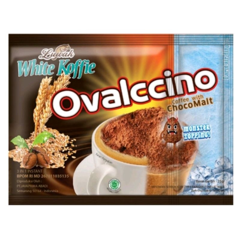 OVALCCINO LUWAK WHITE KOFFIE RENCENG 15 x 25gr