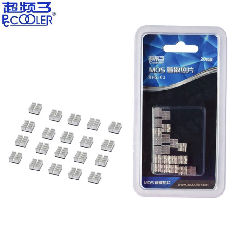PC Cooler PCCooler RHS-01 Alumunium Heatsink Mosfet VRM IC Chip VRAM GPU RAM Cooler