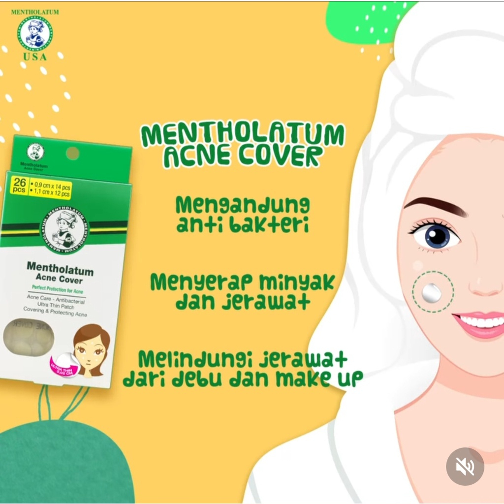 Acnes Mentholatum Acne Cover Patch 26pcs