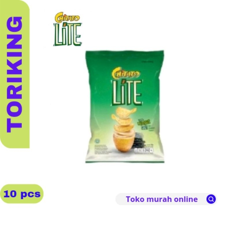 

SNACK CHITATO LITE RUMPUT LAUT (1 Renceng isi 10 pcs)